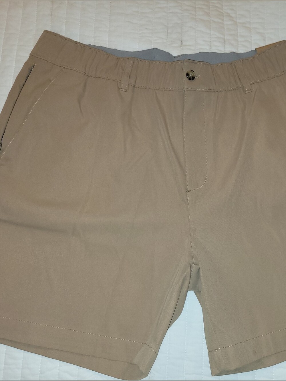 Wowie | Men's Tan Performance Shorts | NWT | XL